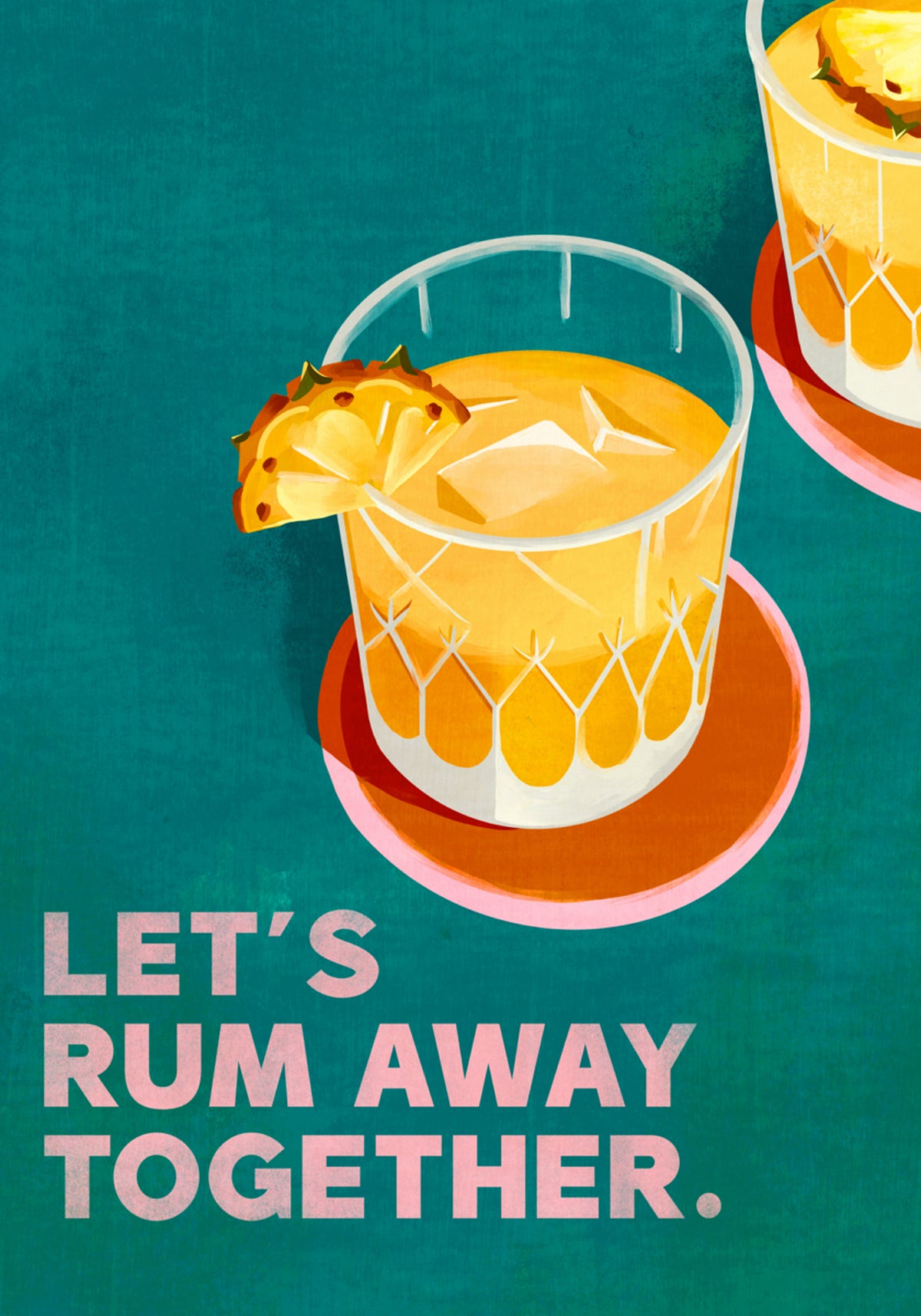 Rum Away Beachbar Cocktail Art