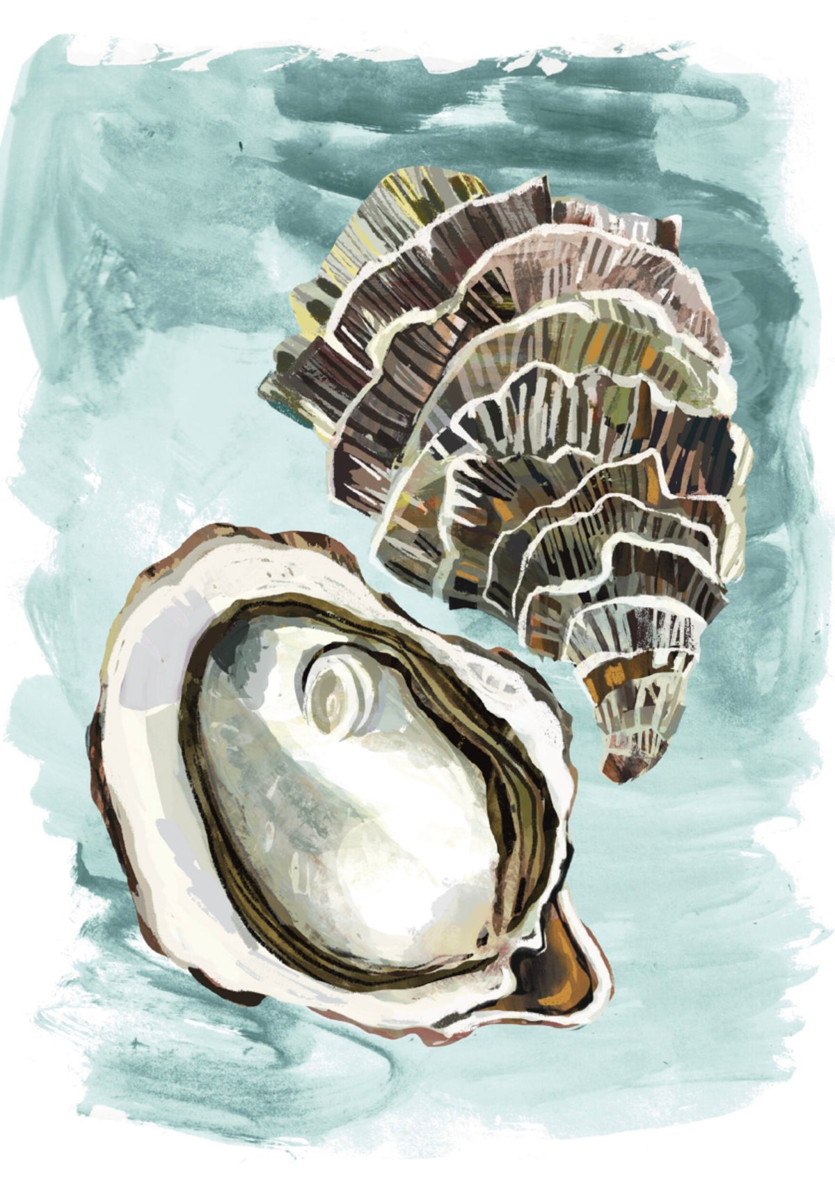 Oceaan verse oesters