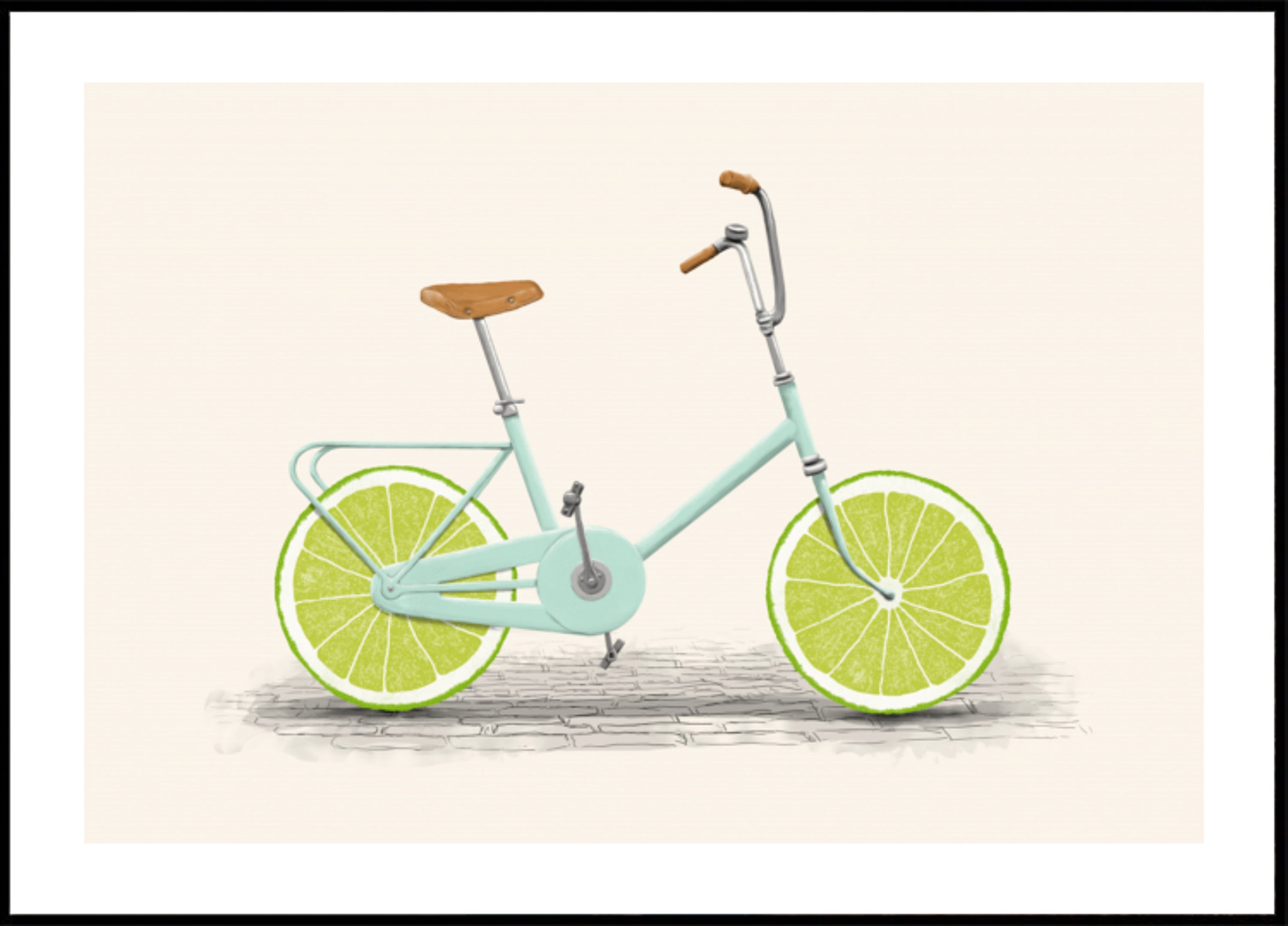 Lime fietswiel