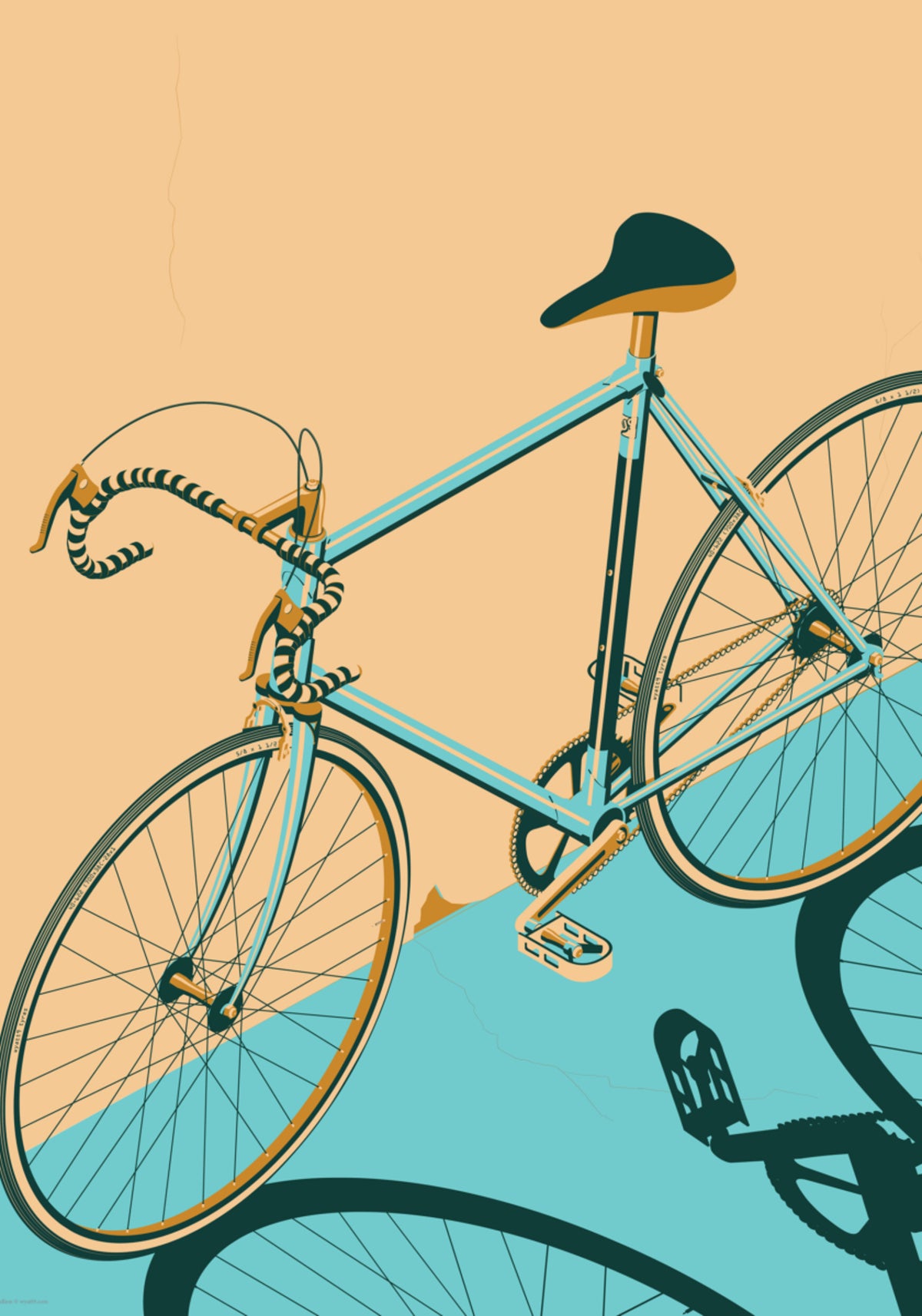 Retro racefiets