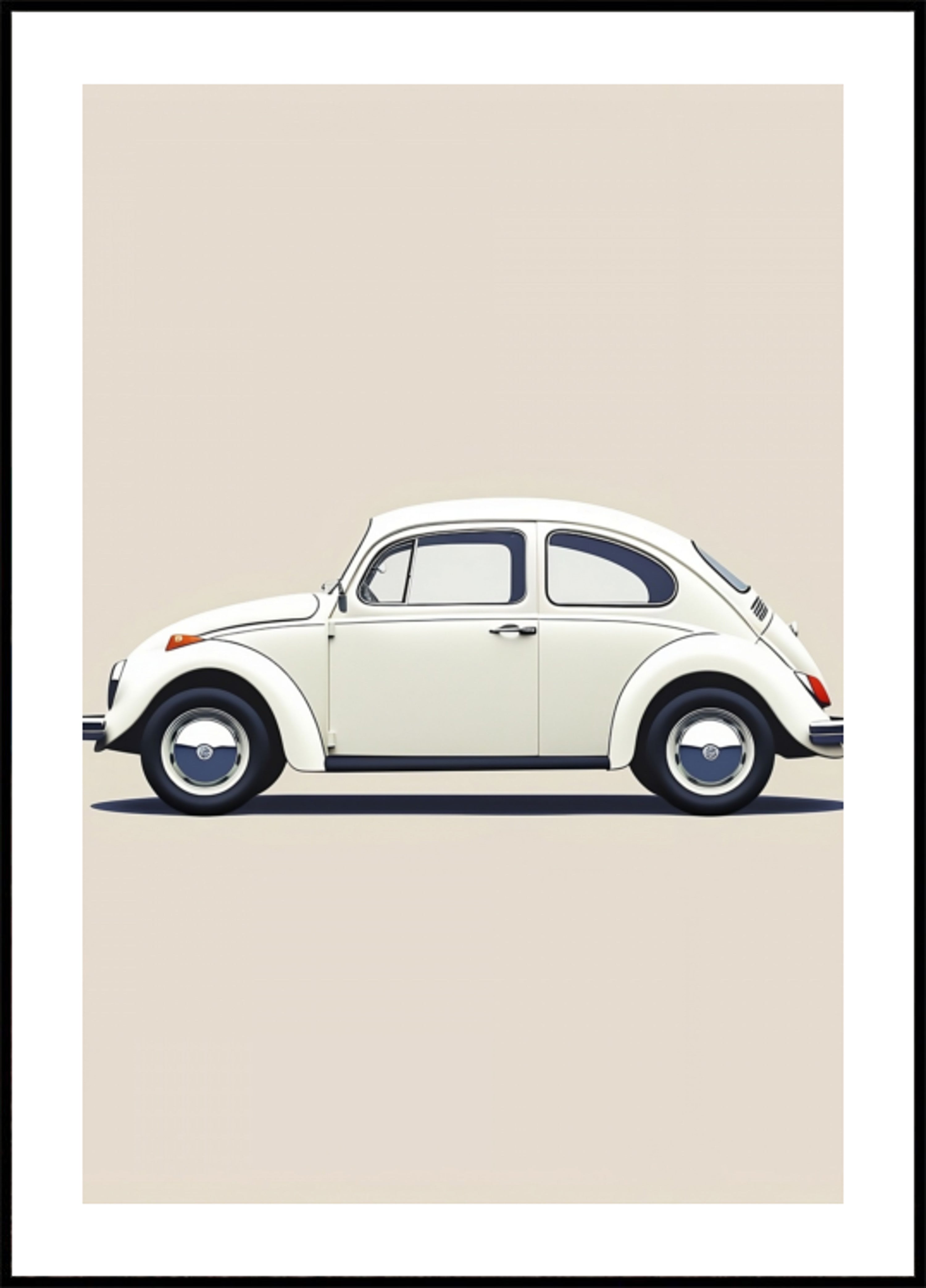 Klassieke witte auto