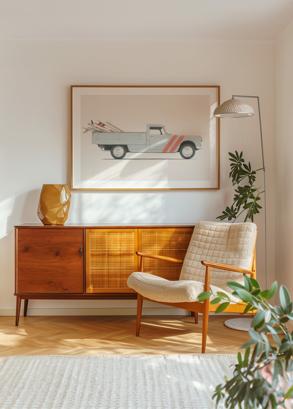 Vintage surftruck