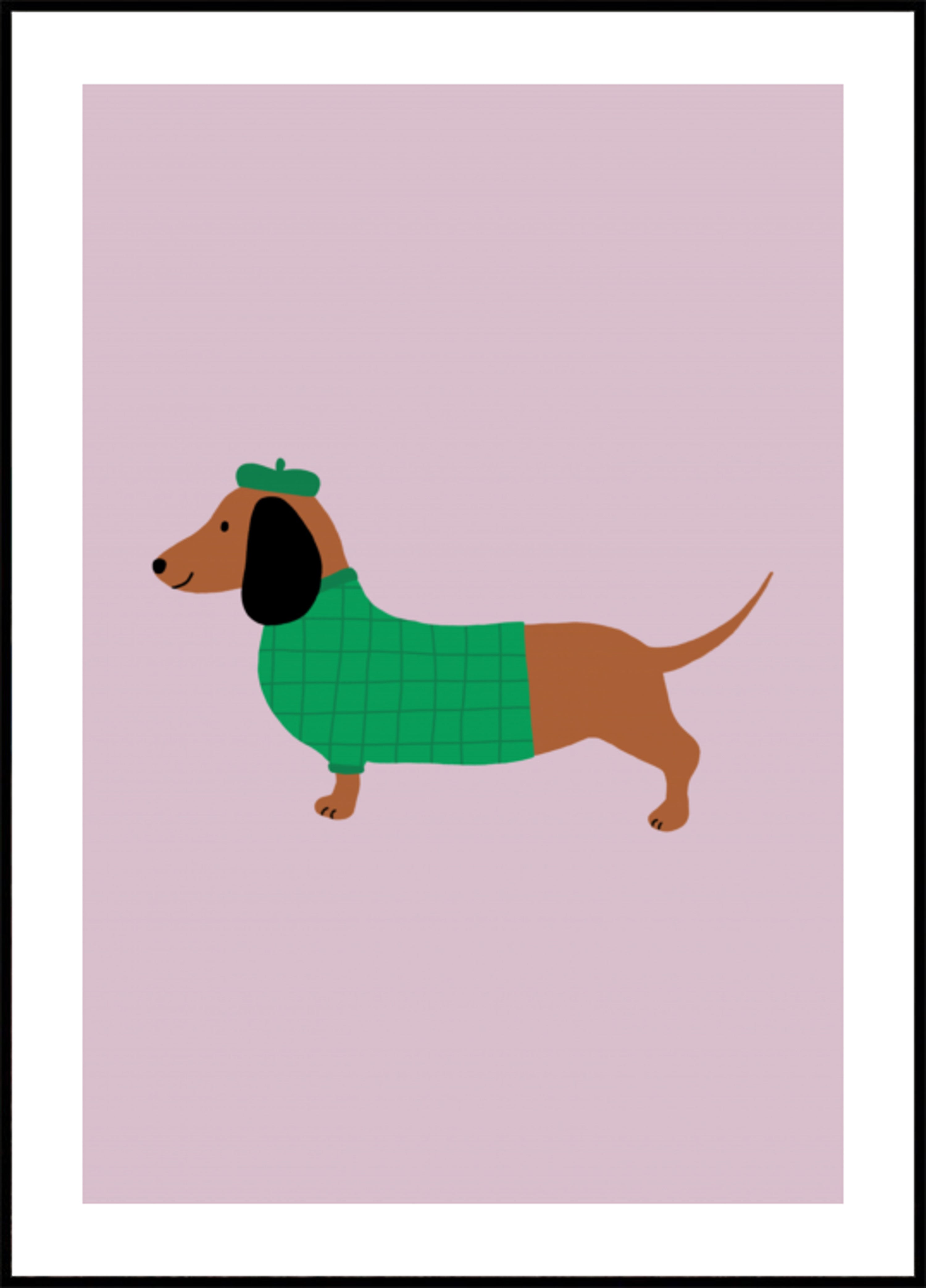 Dapper hond in trui