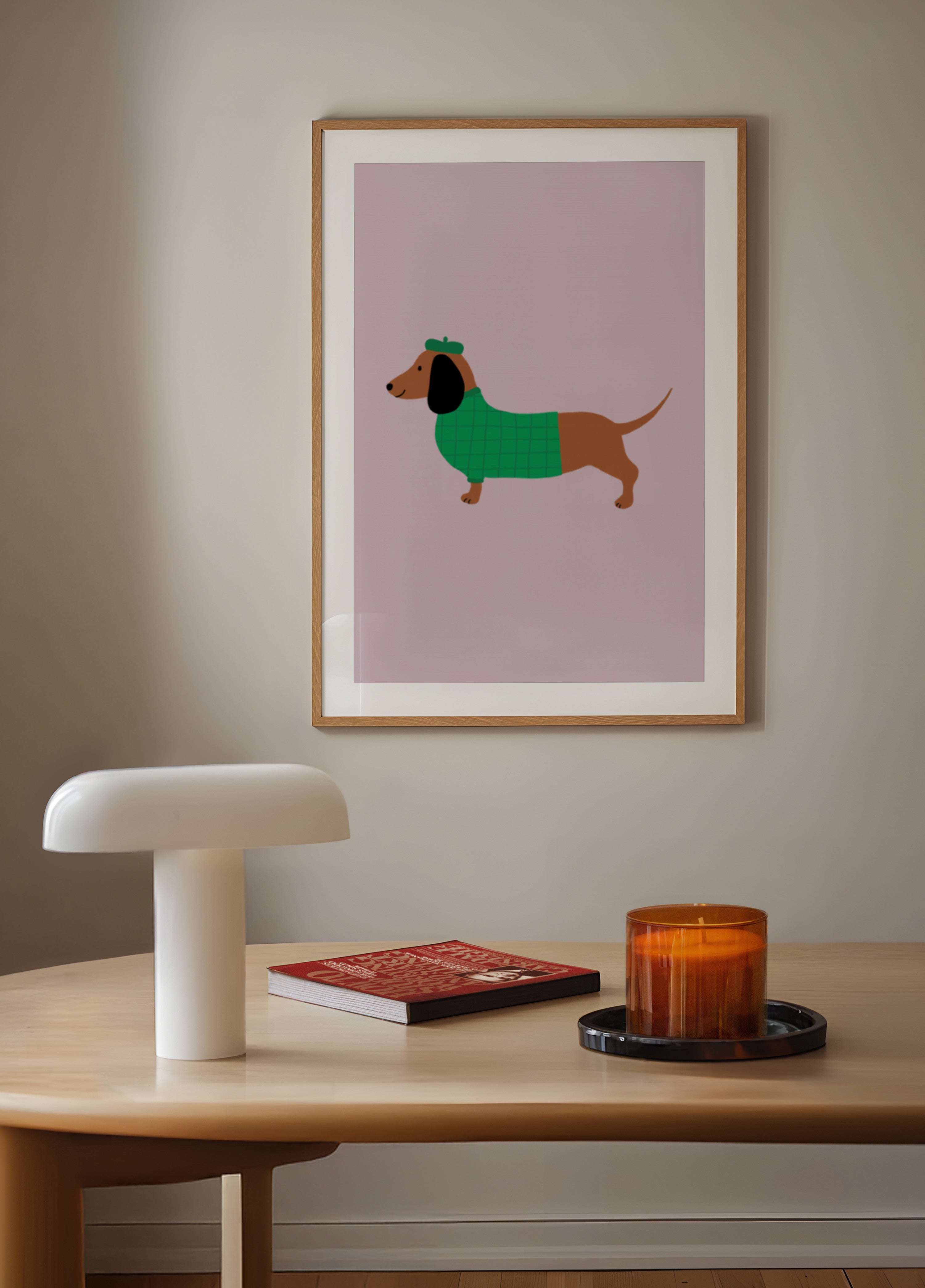 Dapper hond in trui