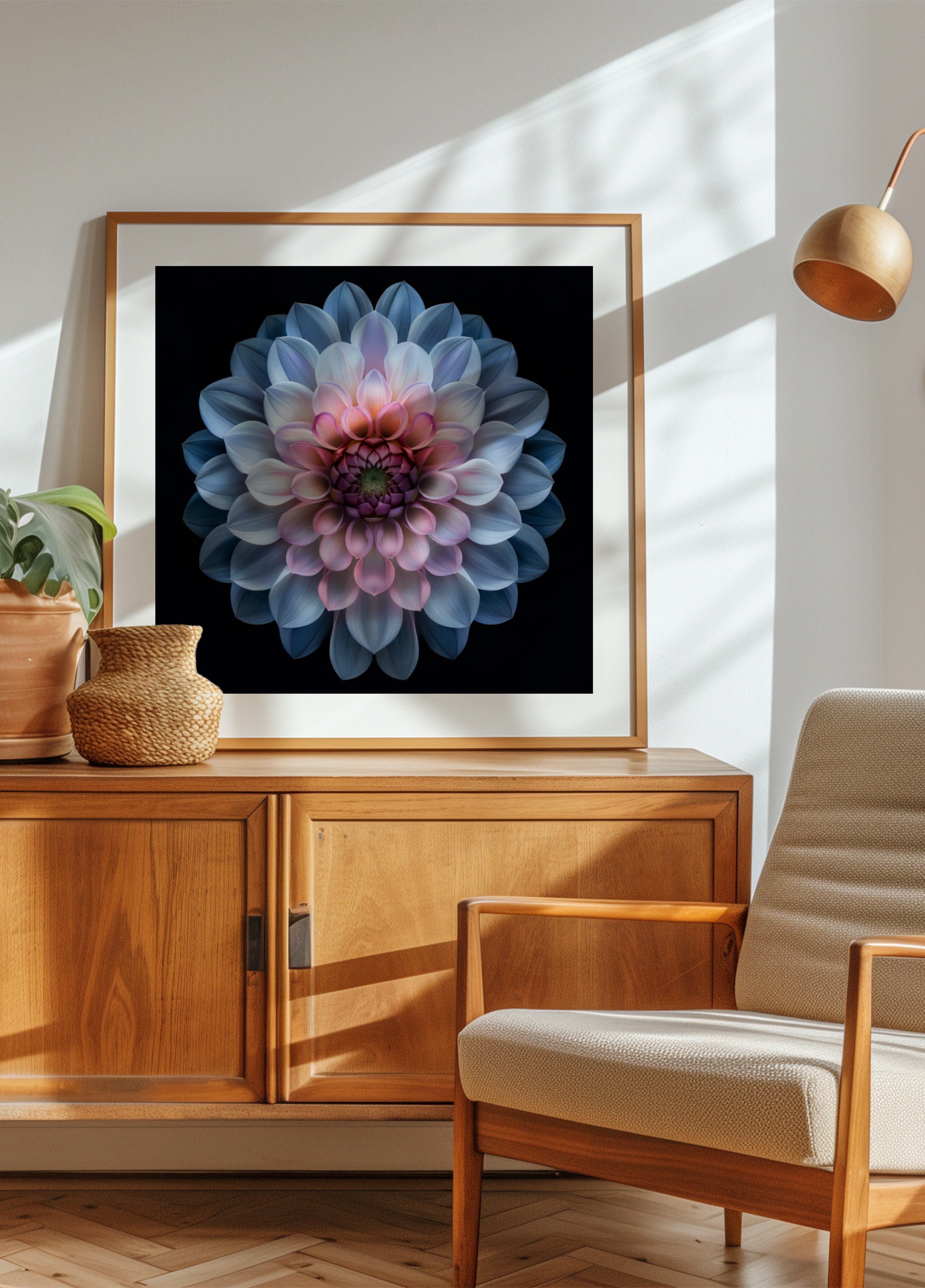 Levendige Dahlia-bloei
