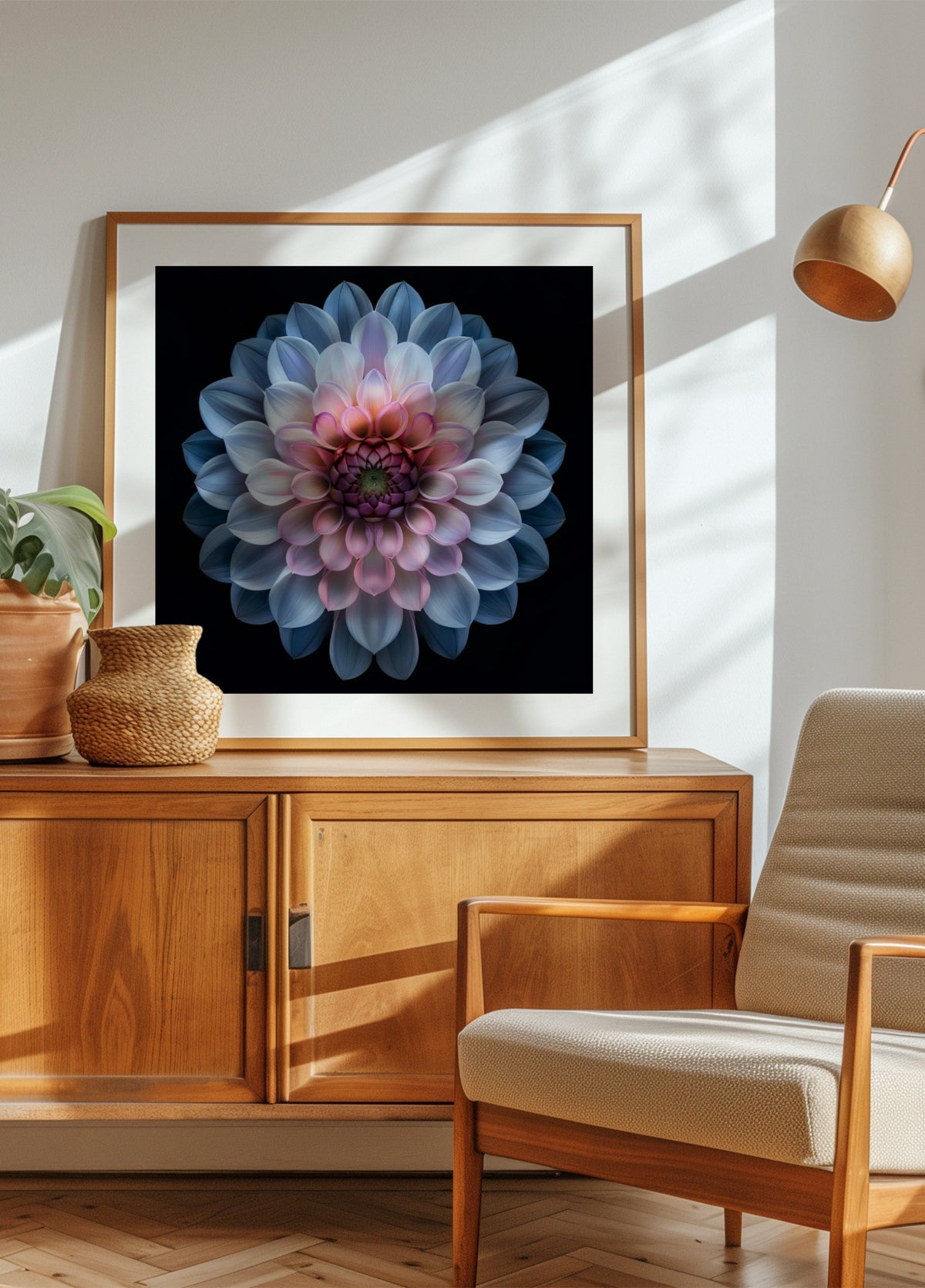 Levendige Dahlia-bloei