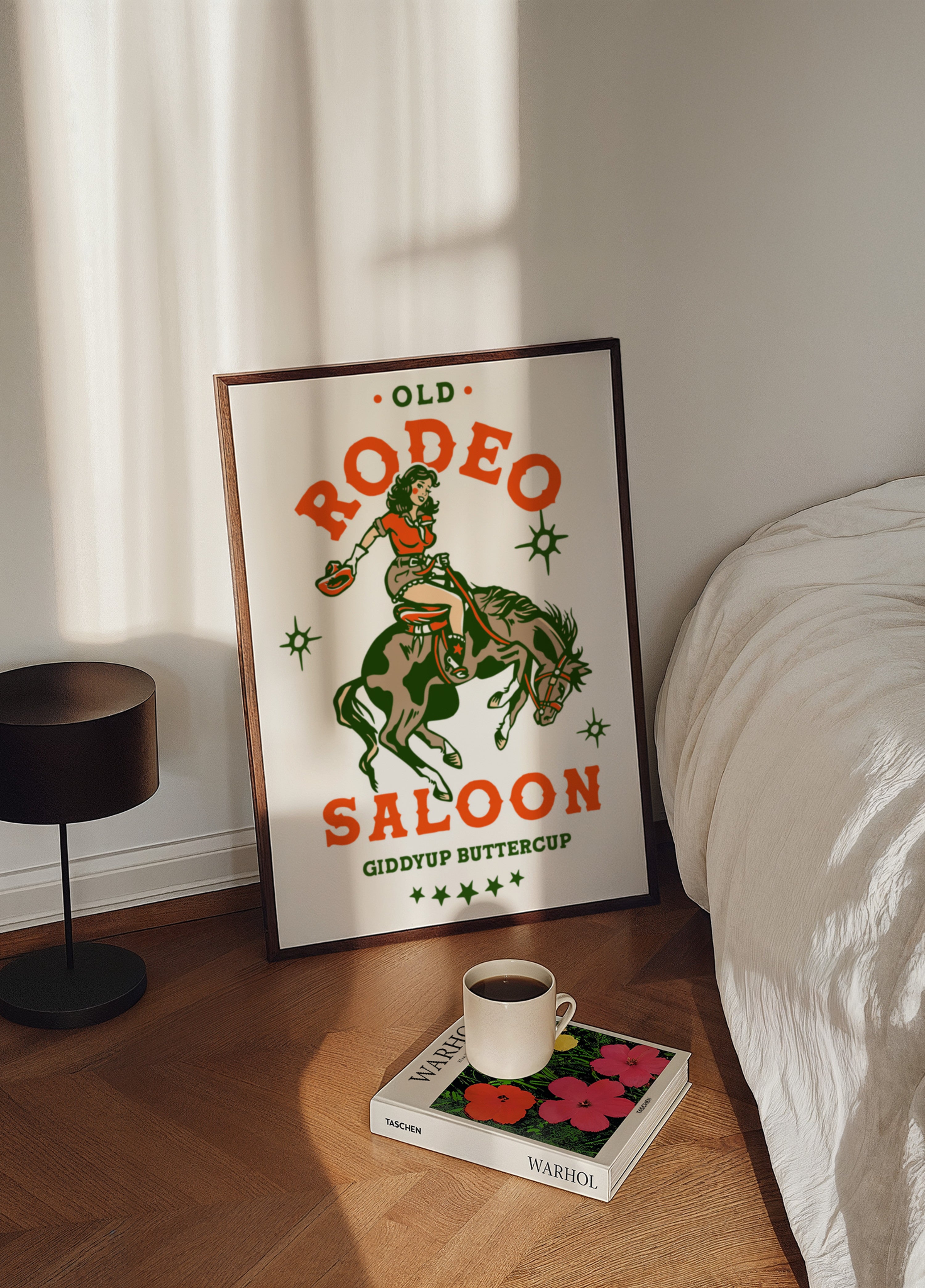 Oude Rodeo Saloon Cowgirl: Giddyup Buttercup