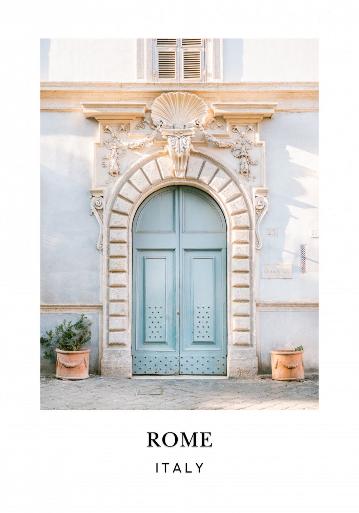 Rome Italië reisposter