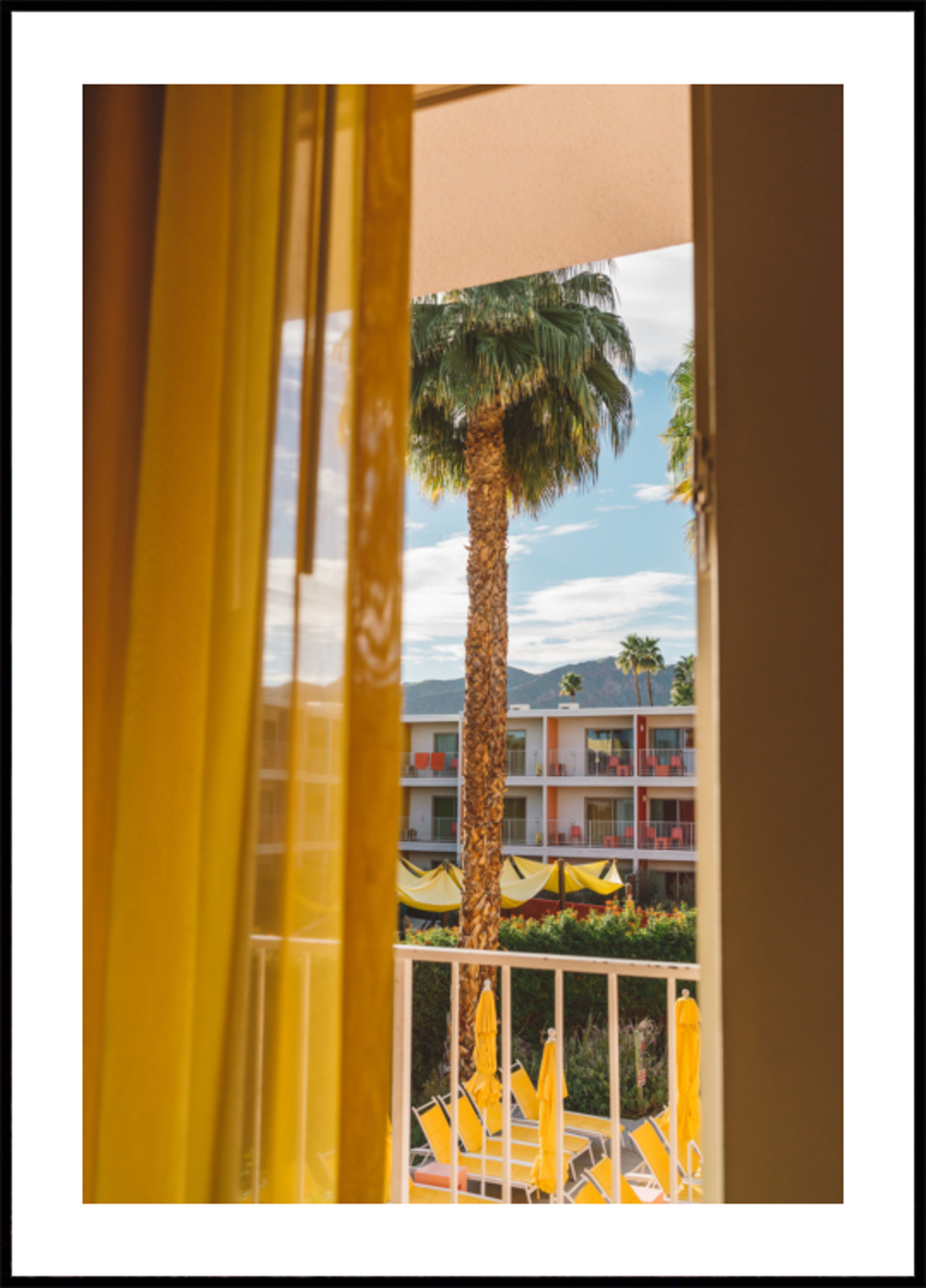 Uitzicht op het Palm Tree Resort