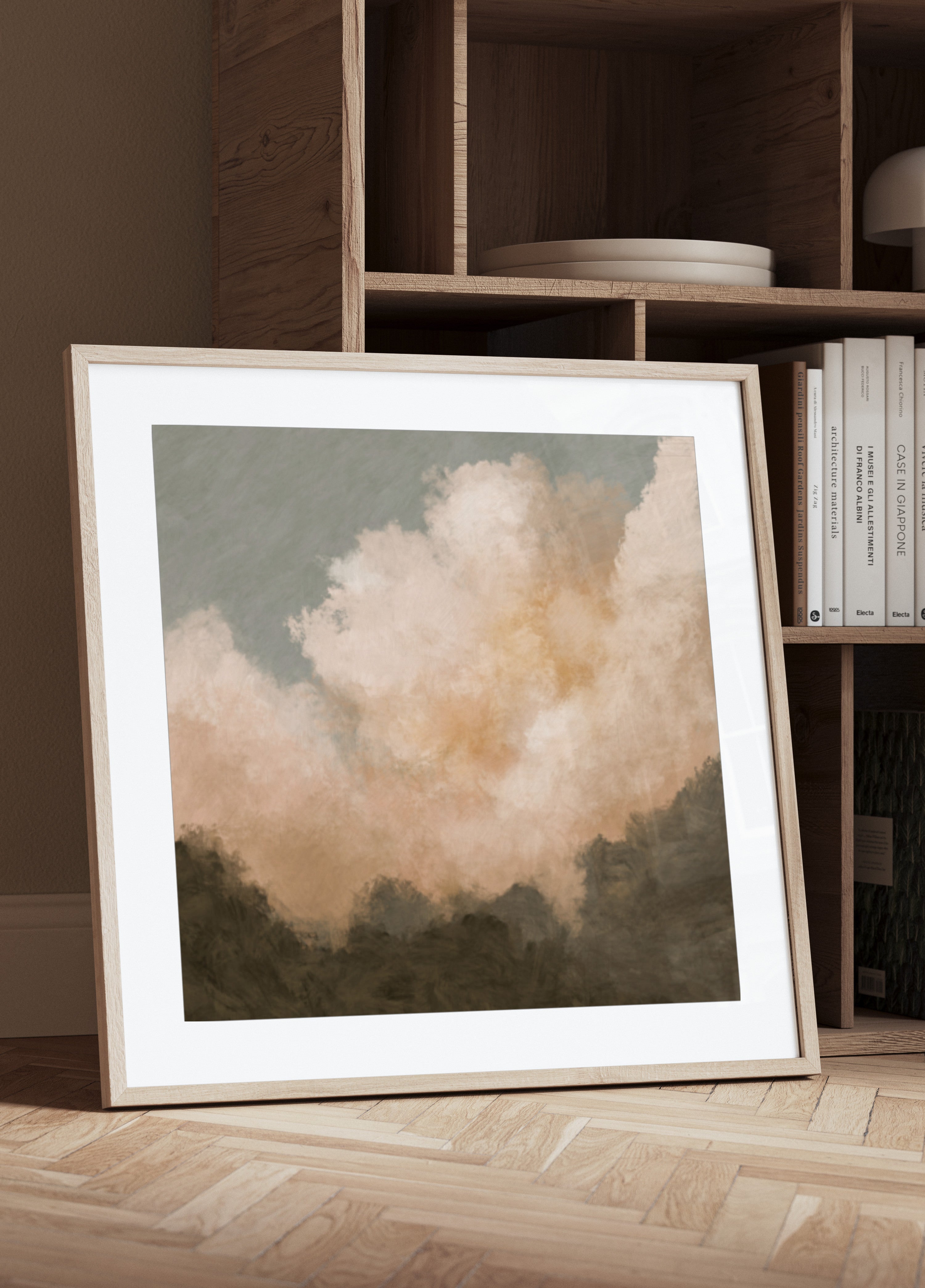 Rustige bergwolken