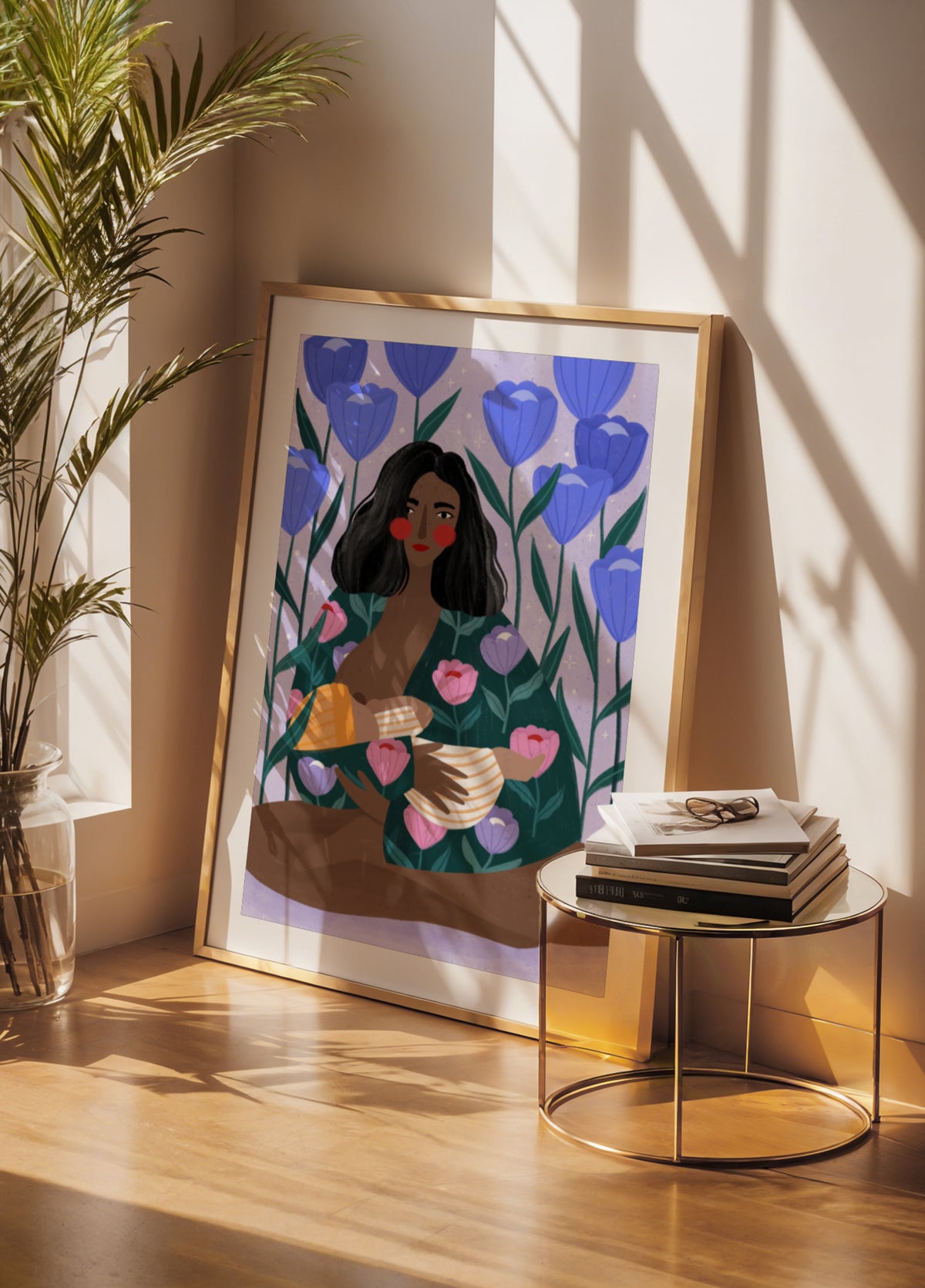Moeders bloemenomhelzing