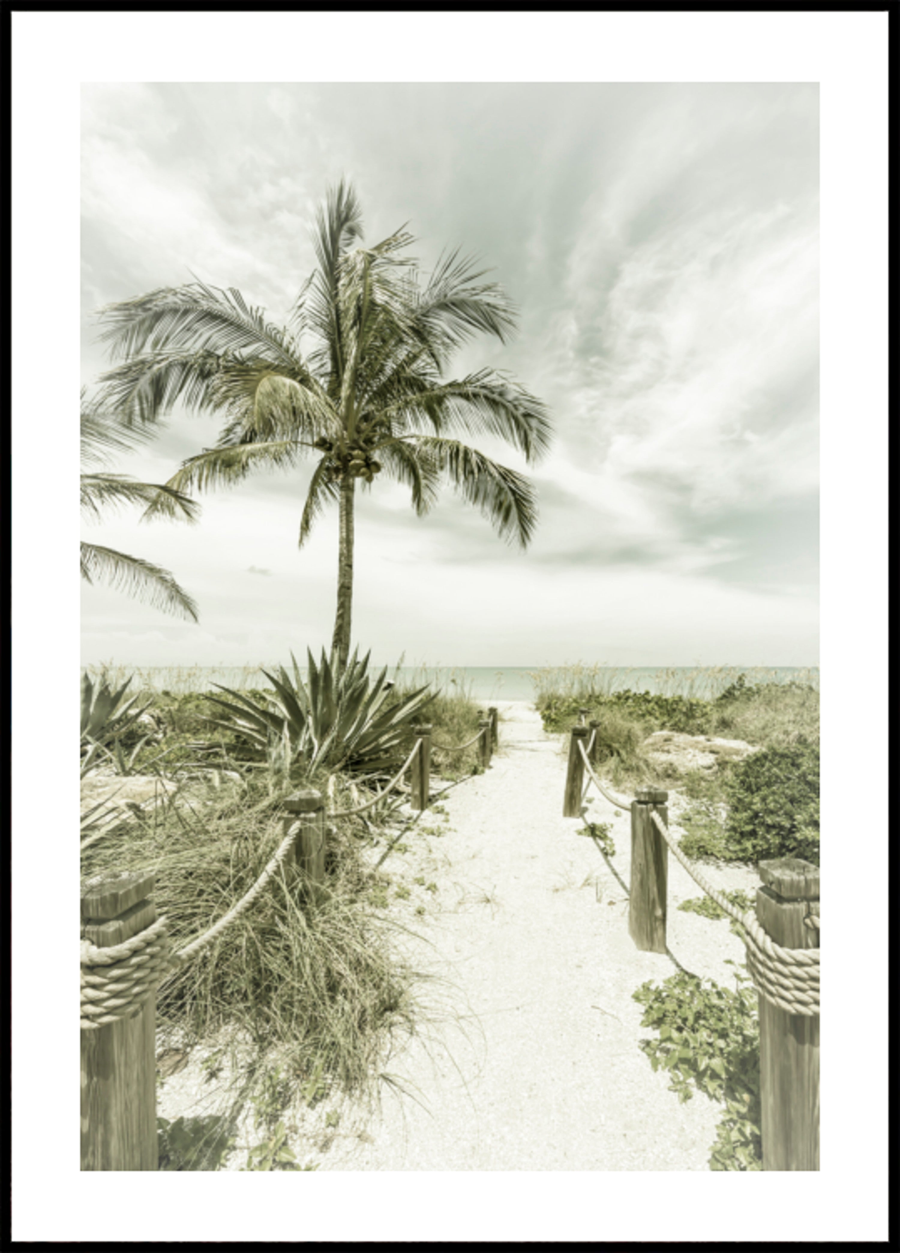 Tropisch strandpad