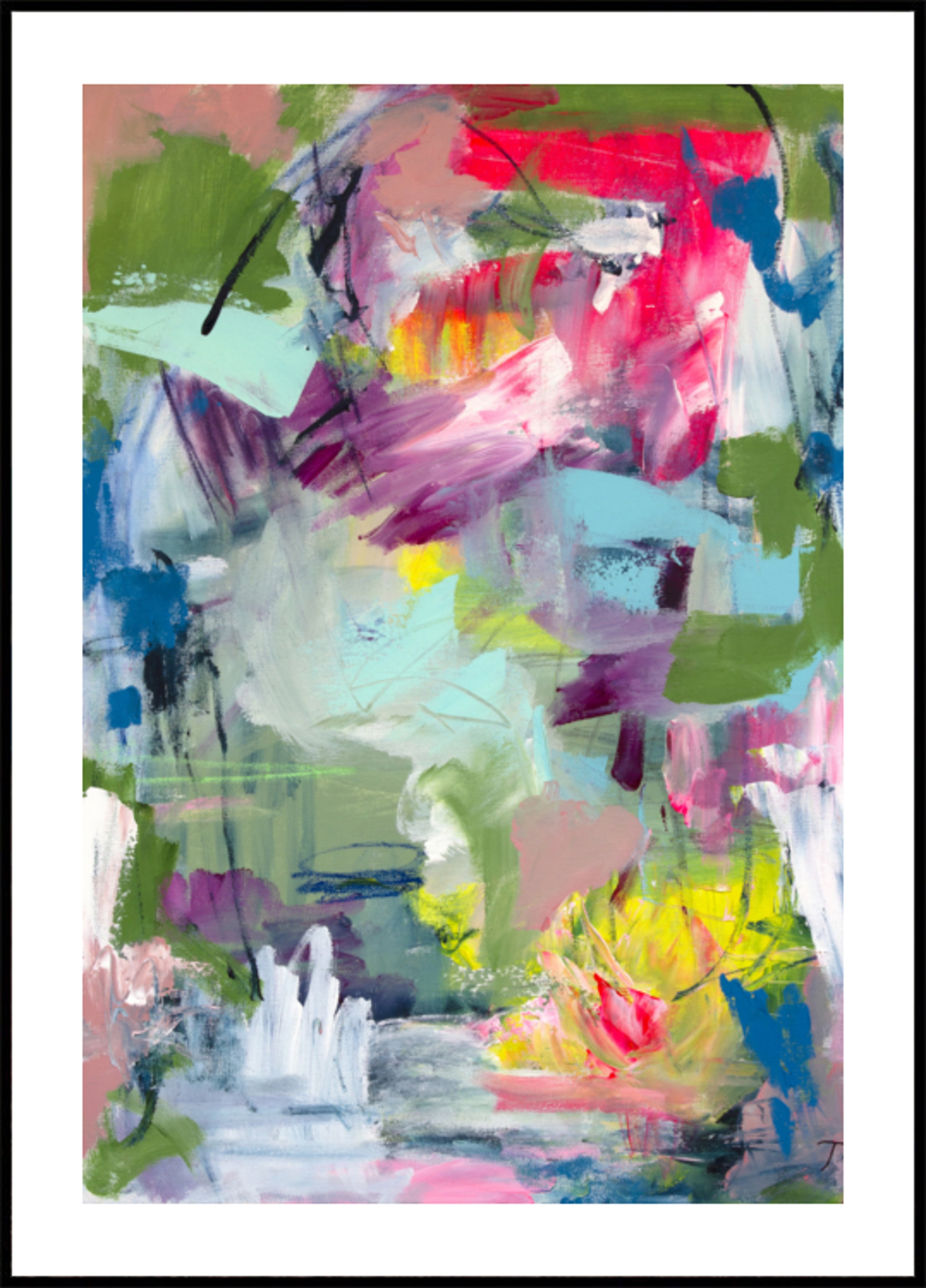 Levendige abstracte energie