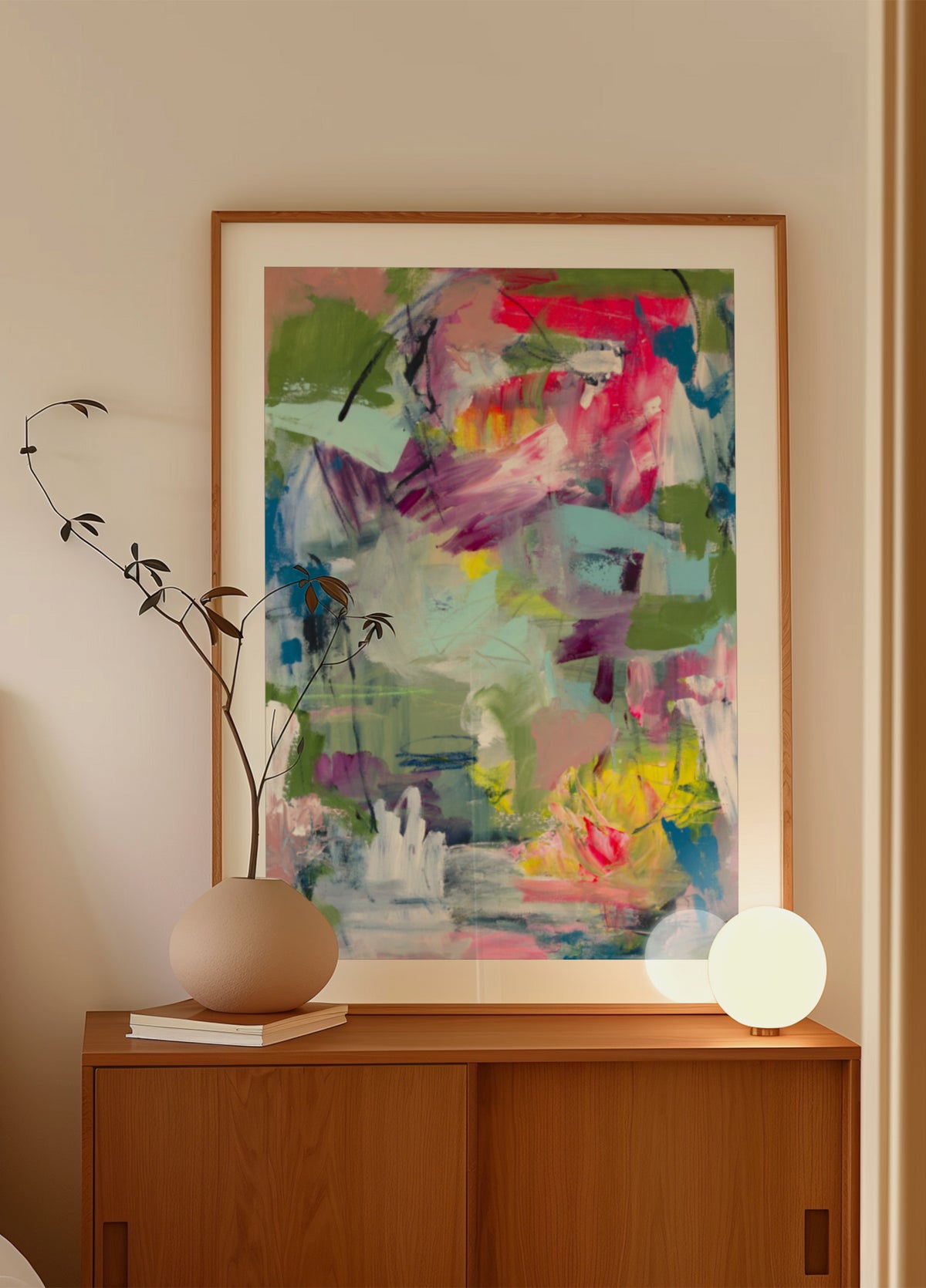 Levendige abstracte energie