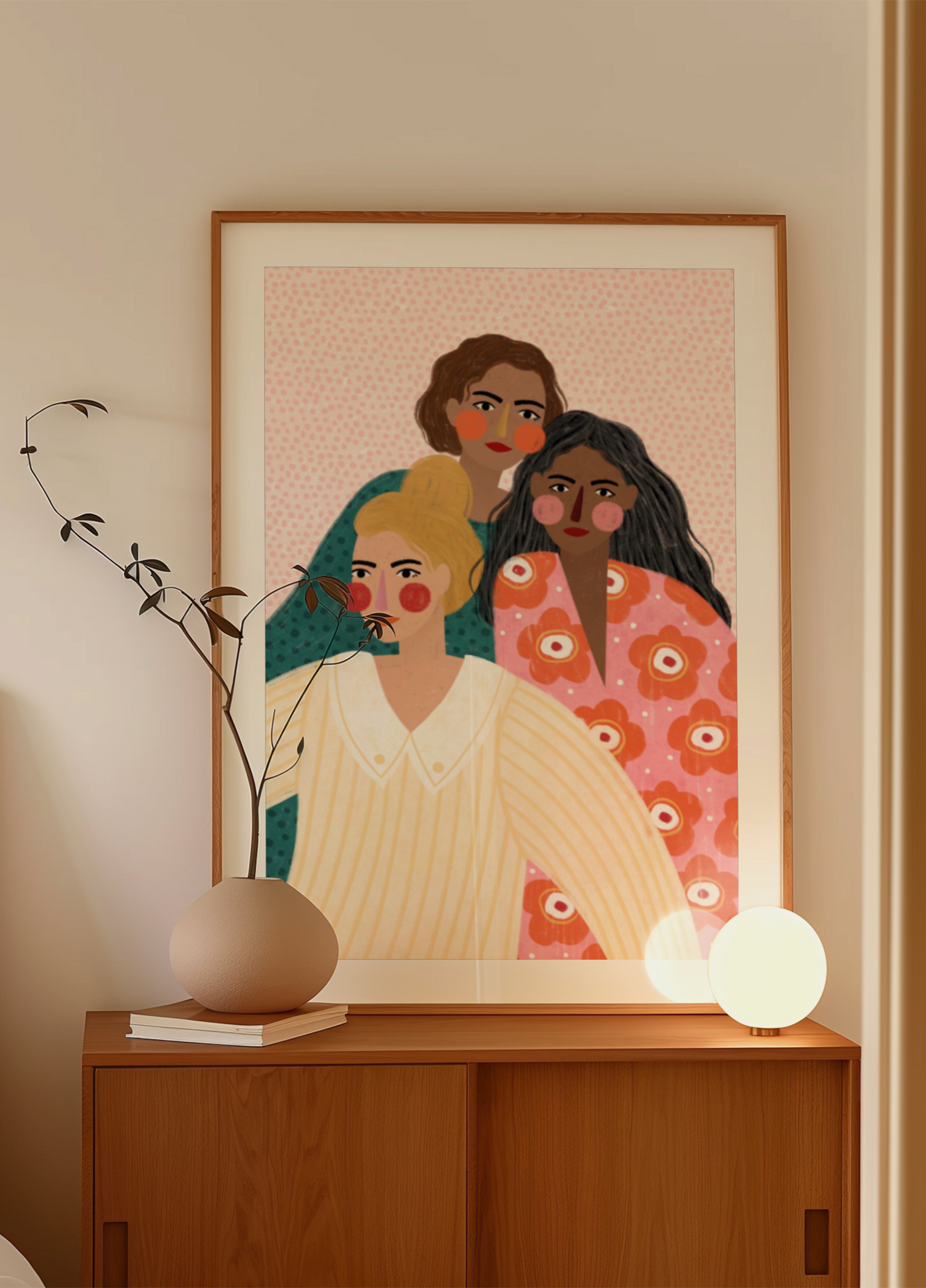 Diverse vrouwen samen