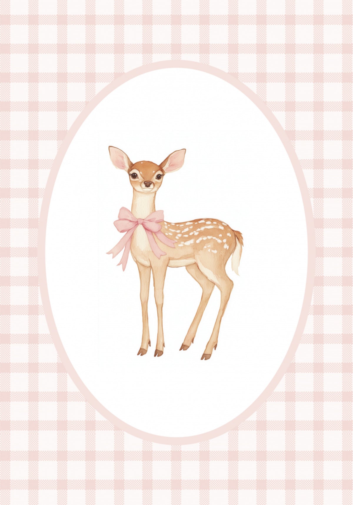 Leuke fawn roze strik
