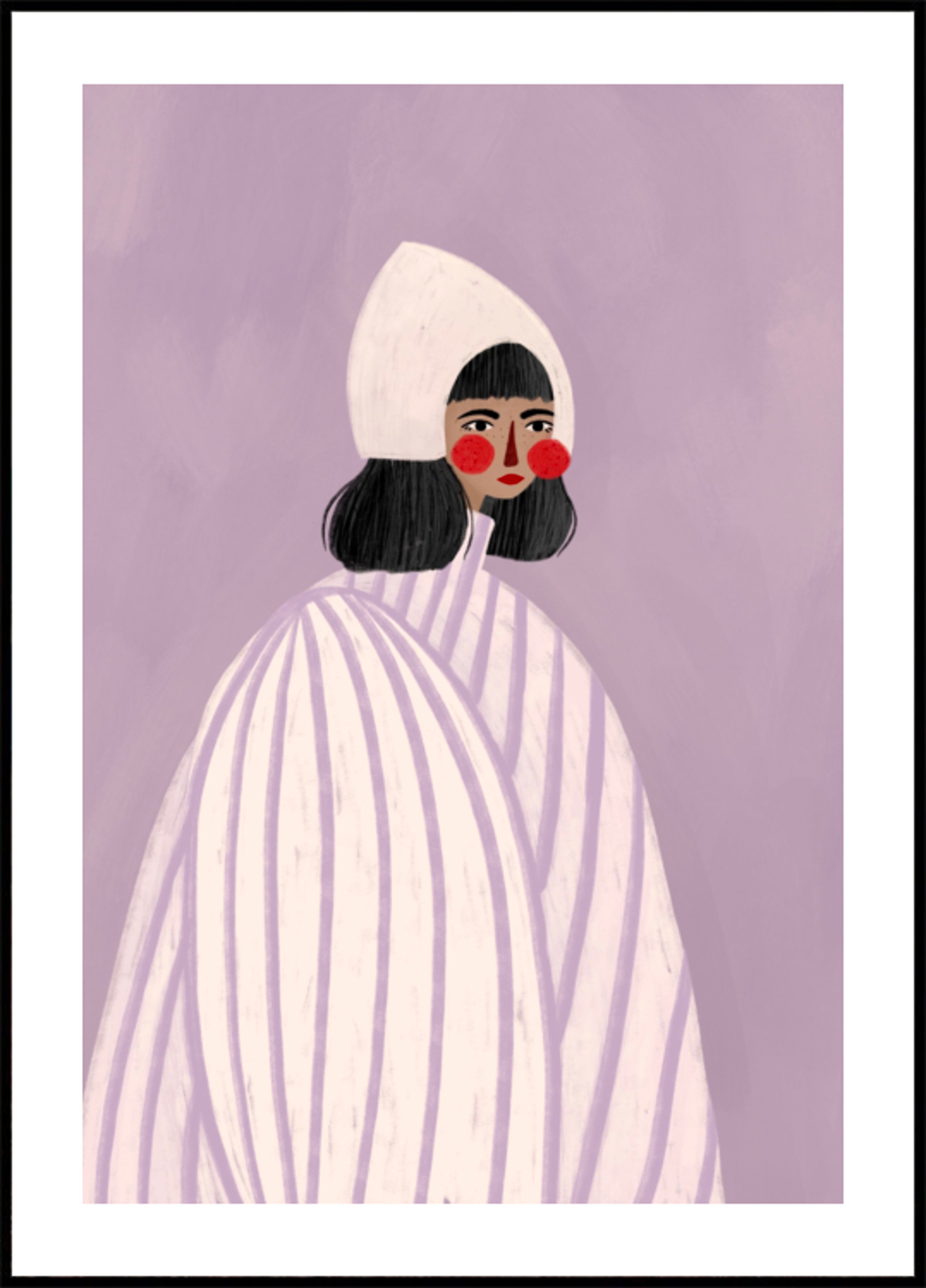 Grillige Bonnetvrouw