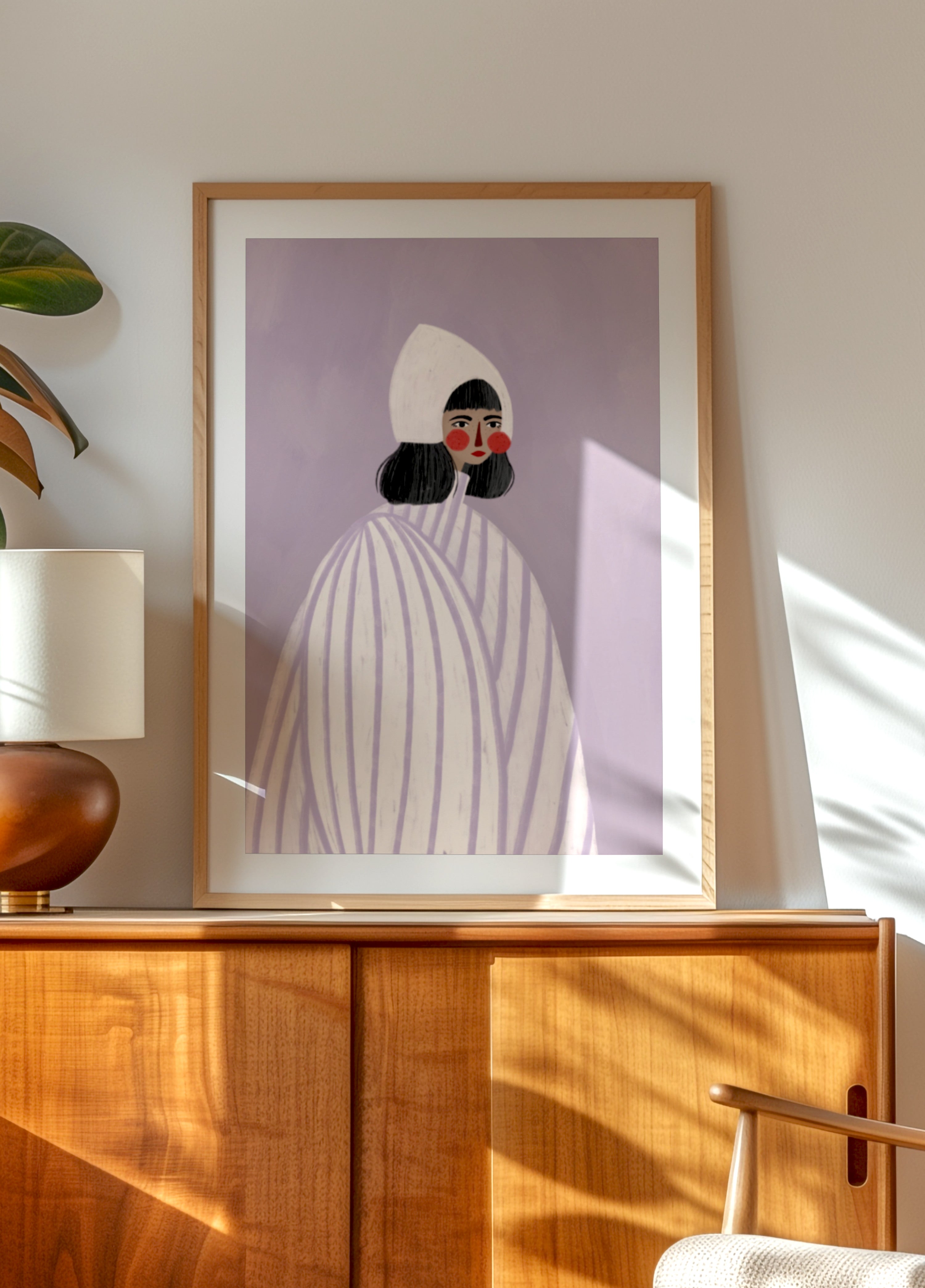Grillige Bonnetvrouw