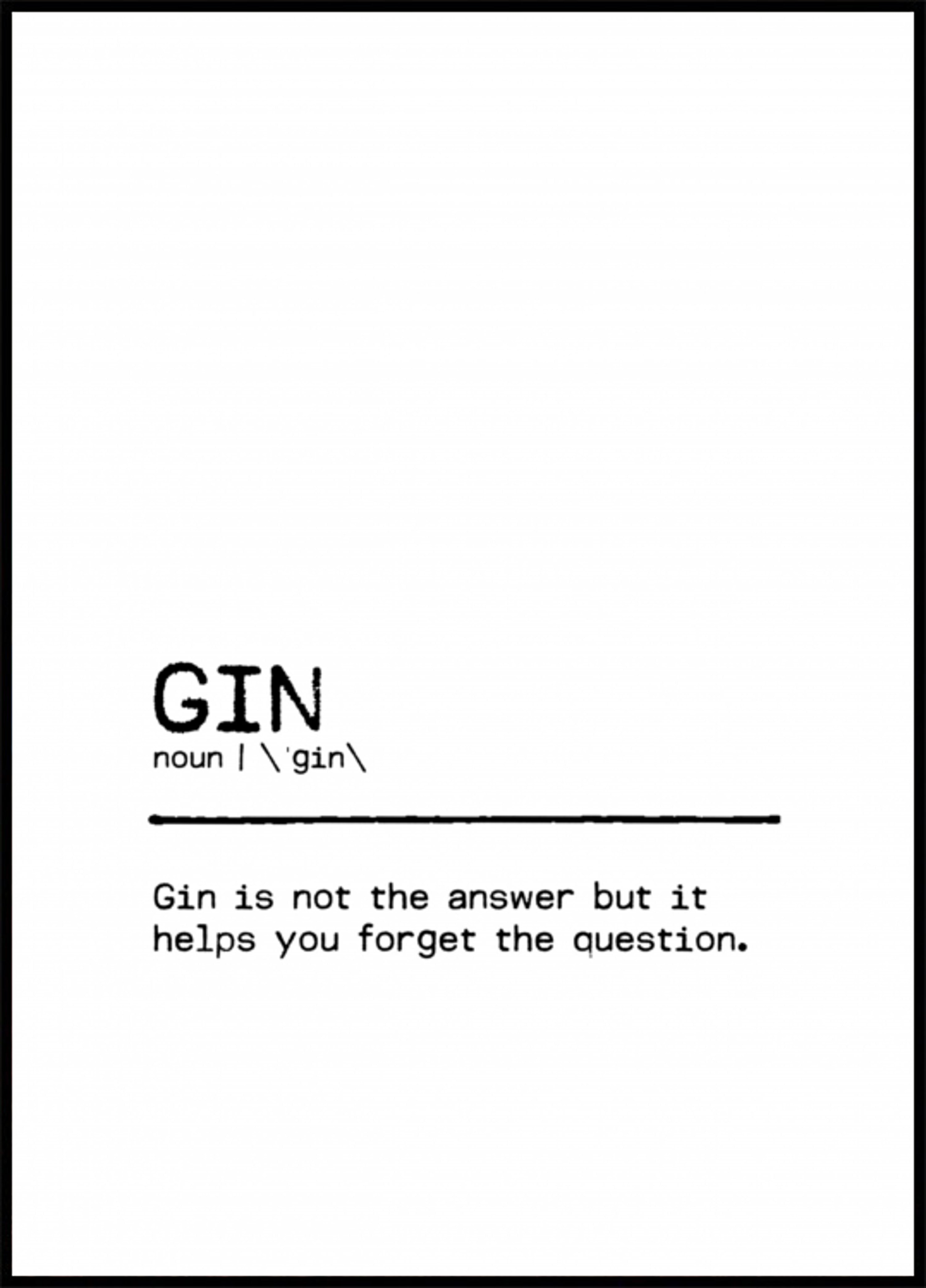 Geestige Gin-definitie