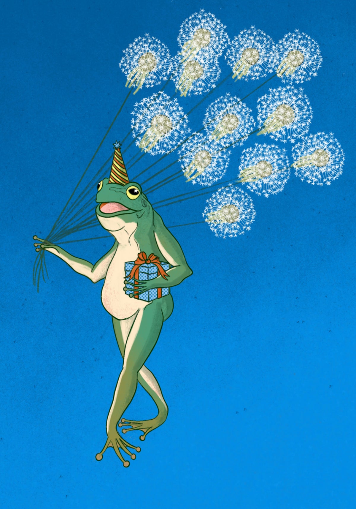 Frog's paardenbloemballonvaart