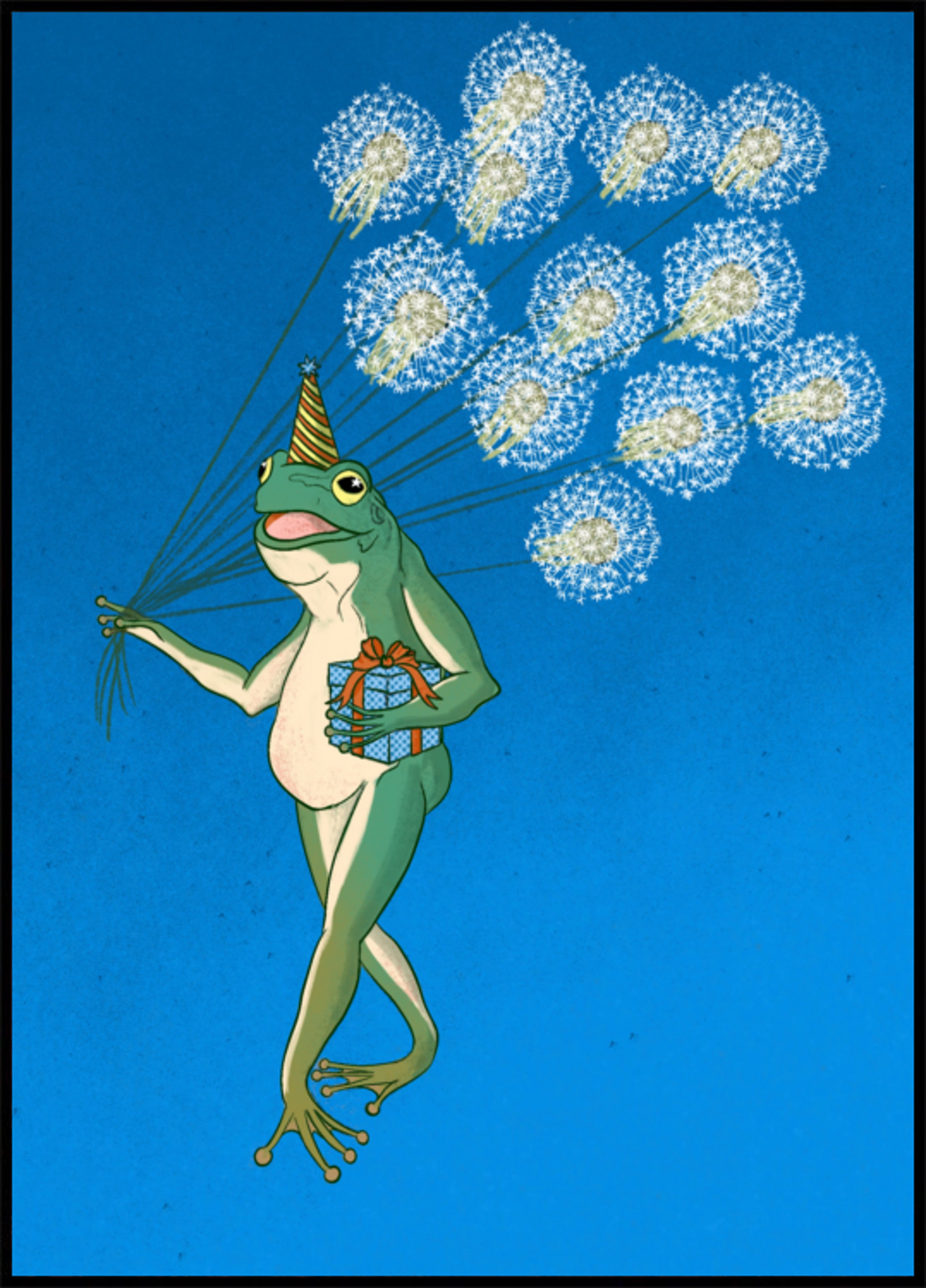 Frog's paardenbloemballonvaart