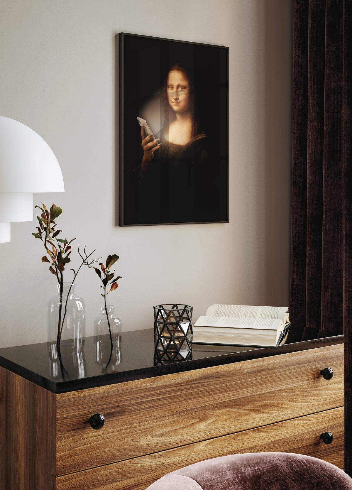 Mona Lisa Smartphone Gloed