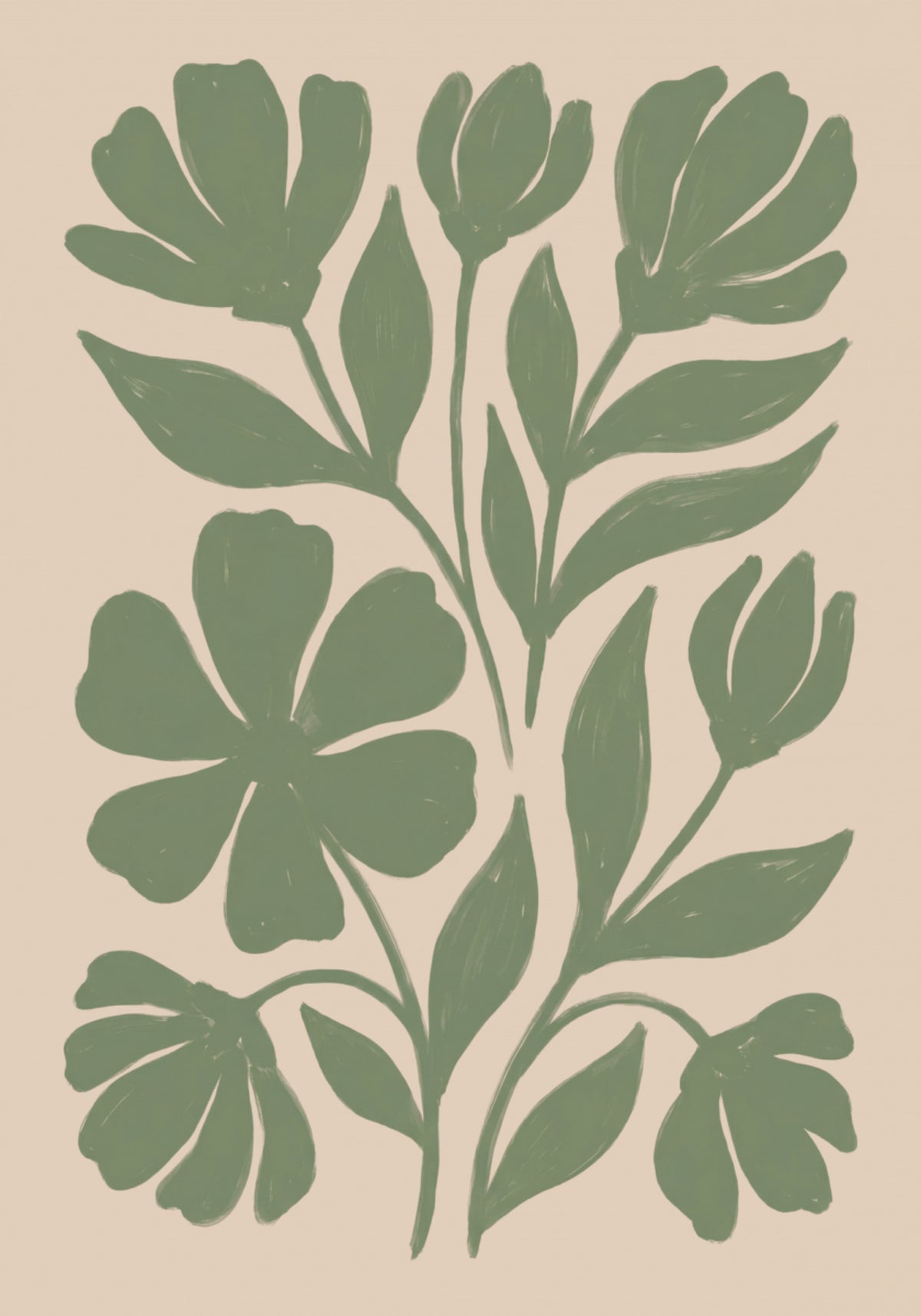 Moderne saliebloemen