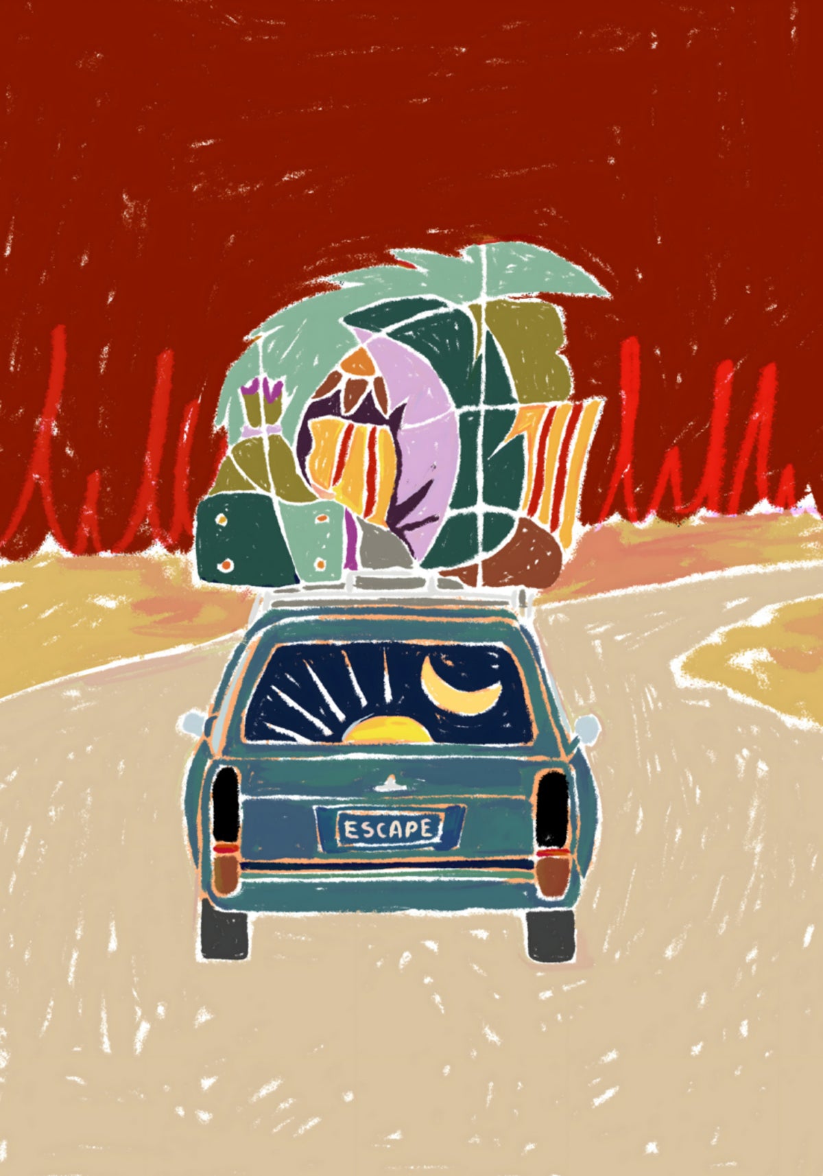 Ontsnappende roadtrip