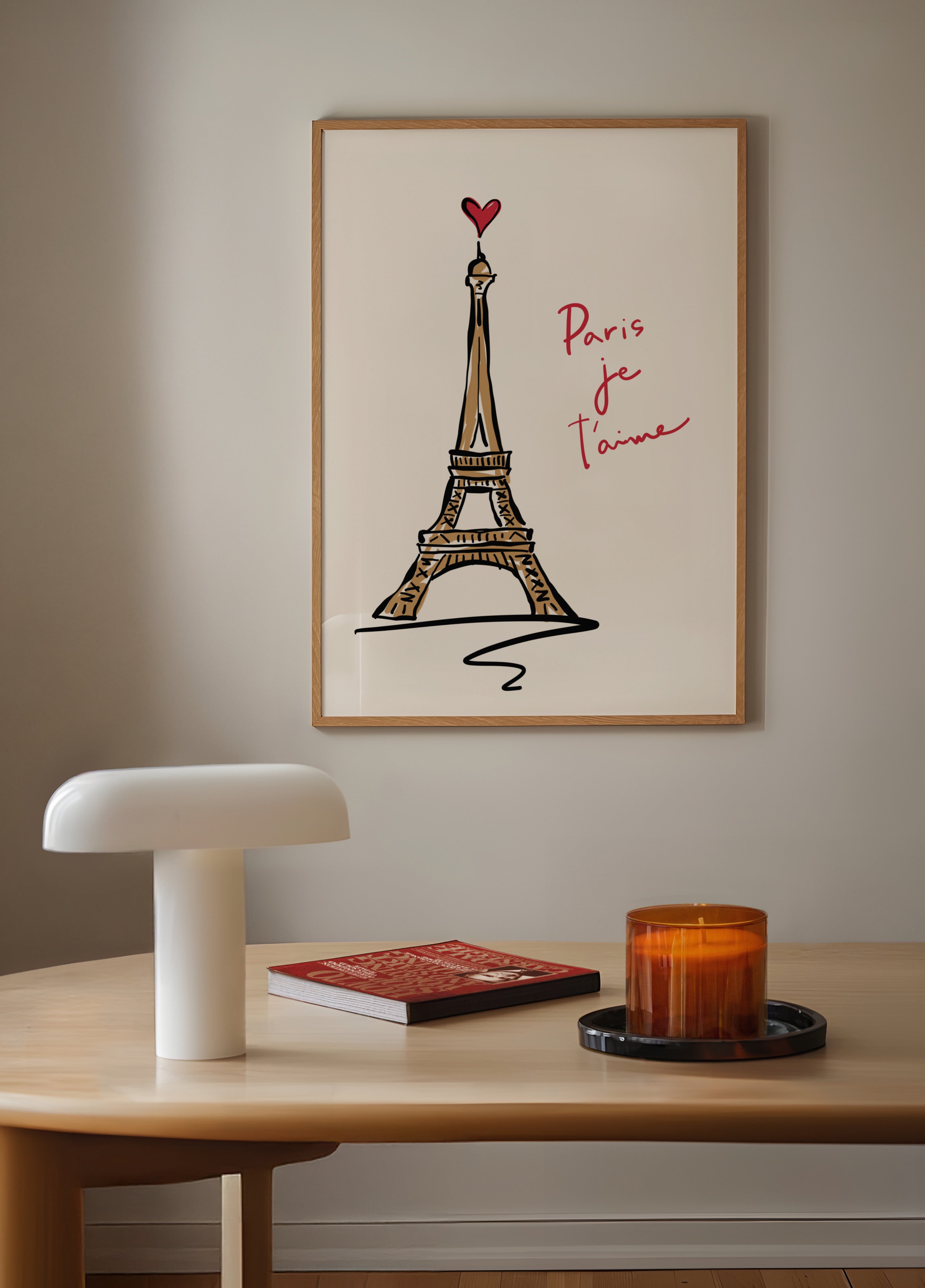 Liefdesschets van de Eiffeltoren