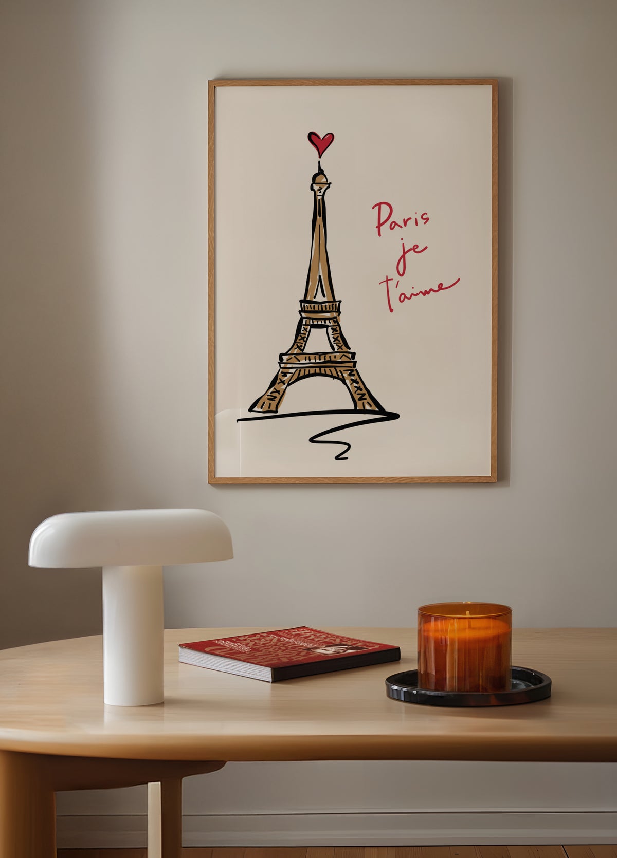 Liefdesschets van de Eiffeltoren