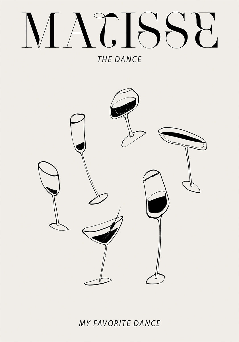 Dancing Glasses (NEW) - Posterbox