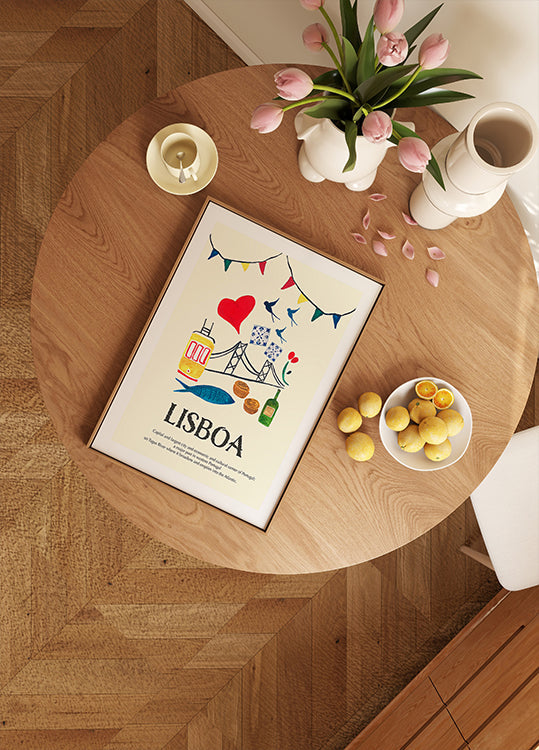 Póster Lisboa Plakat - Posterbox