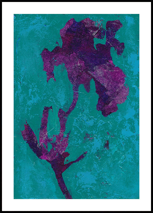 Purple Iris Plakat - Posterbox