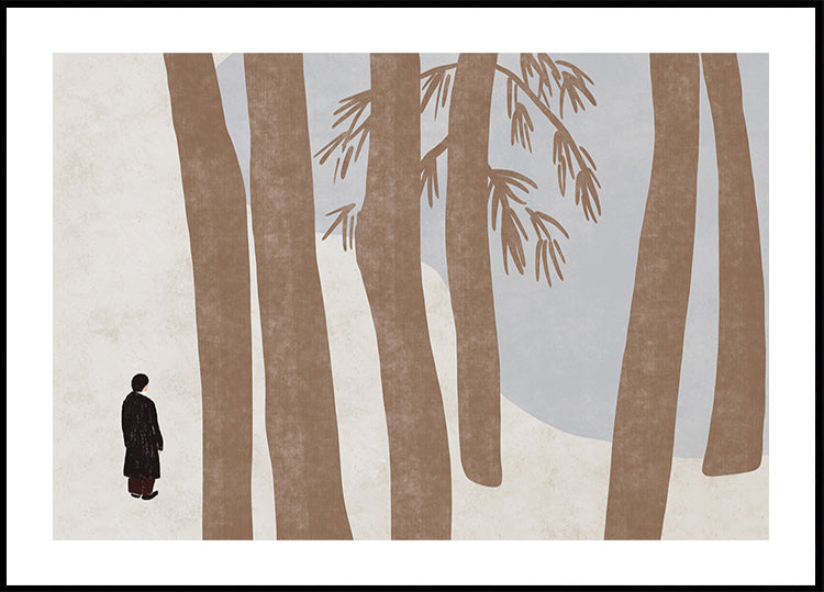 Seeking peace in the woods Plakat - Posterbox