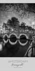 In focus: AMSTERDAM Idyllic nightscape from Keizersgracht Plakat - Posterbox