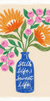 Orange Flowers in Blue Vase (NEW) - Posterbox