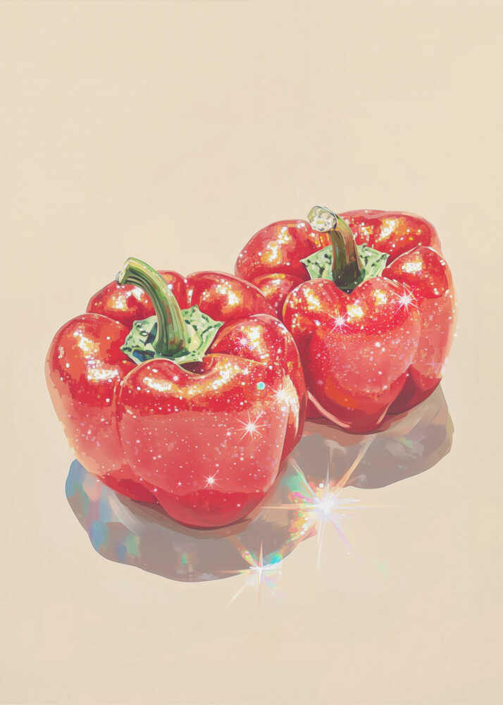 Sparkling Red Bell Peppers (NEW) - Posterbox