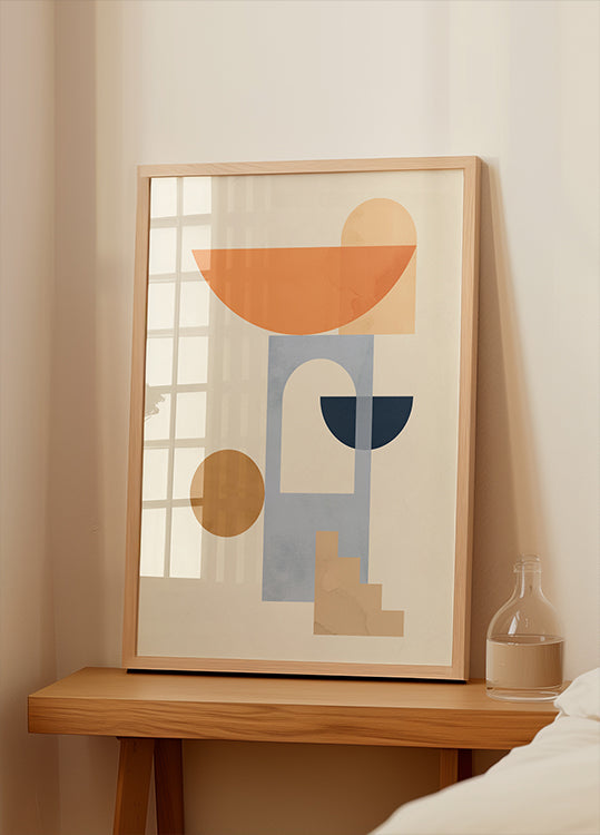 Geometrische compositie 7 Poster