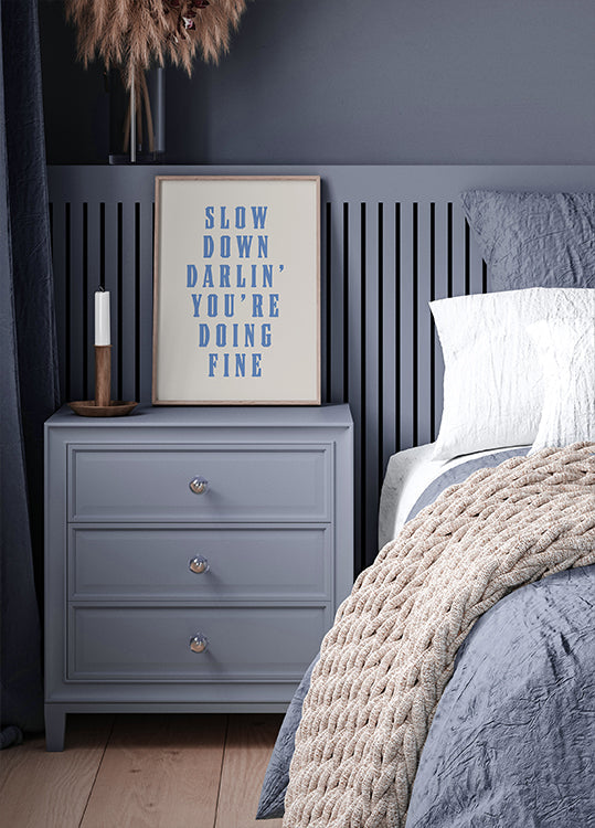 Vertraag lieverd, je doet het goed Poster