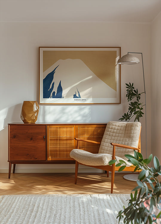 Mount Fuji vanaf Momoyogusa-poster