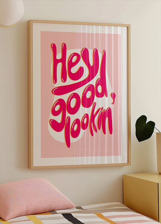 Goed uitziende poster