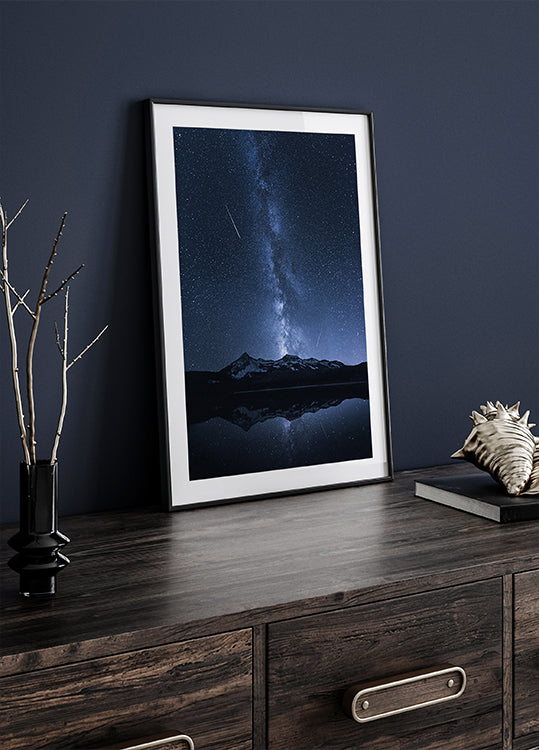 Sterrenstelsels reflectie Poster