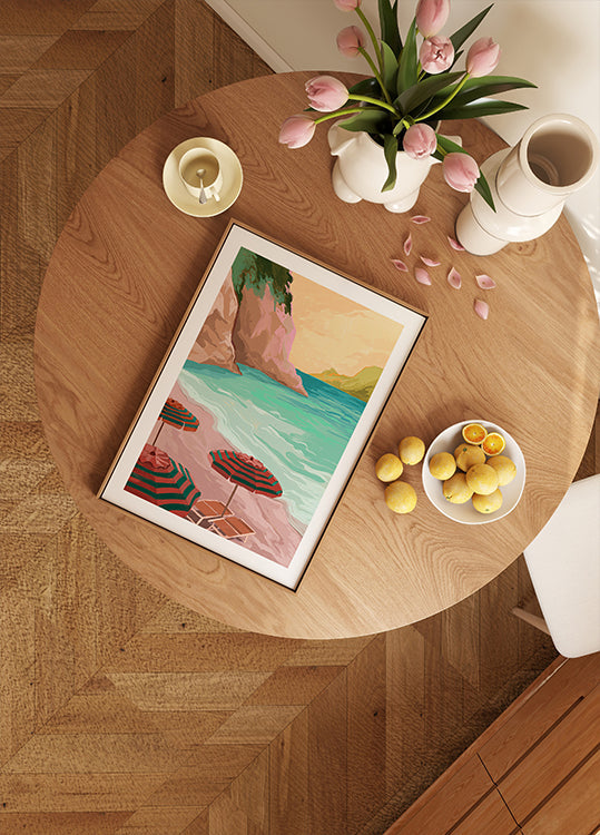 Tropische vakantieposter