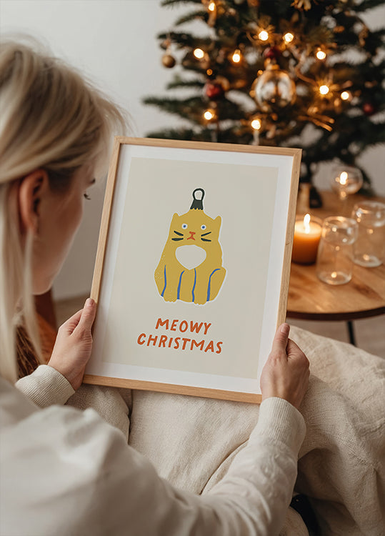 Fijne kerst nr. 44-poster