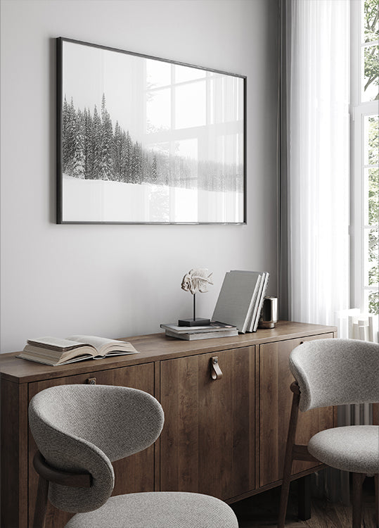 Bos voor de bomenposter