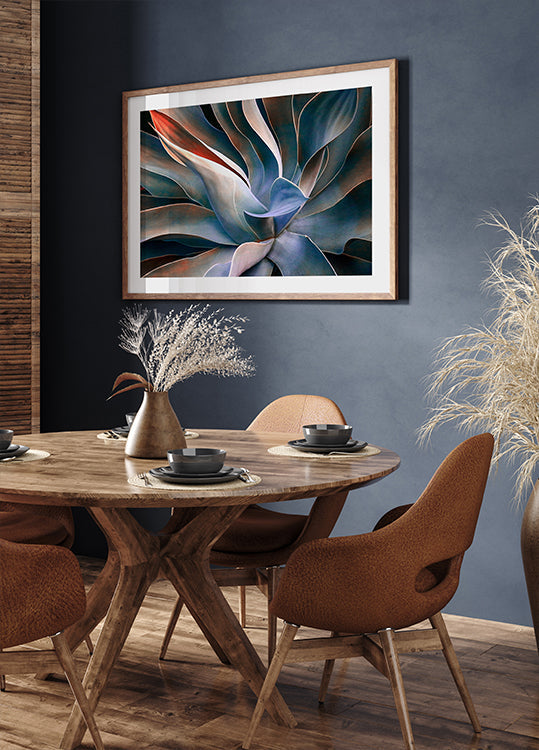 De kleuren in bladeren Poster