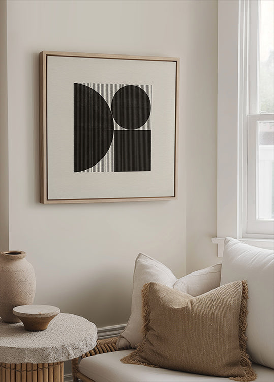 Geometrie in synchronisatieposter