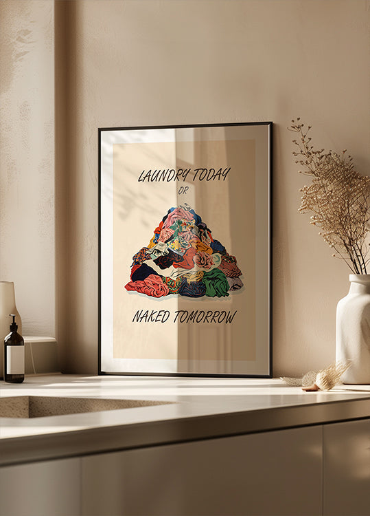 Wasserij Naakte Pictufy Poster