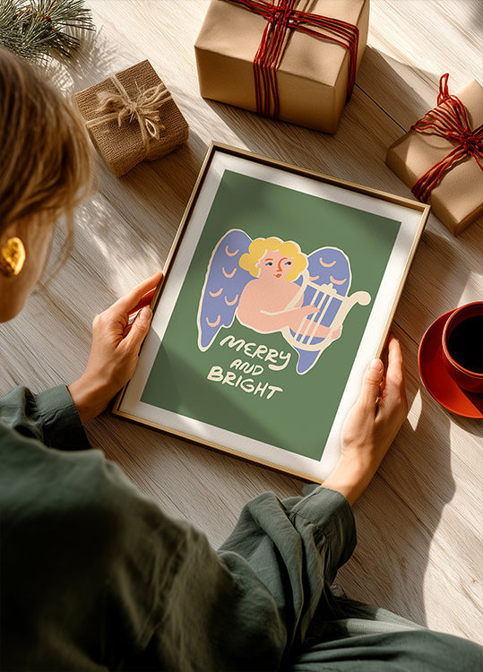 Fijne kerst nr. 48-poster