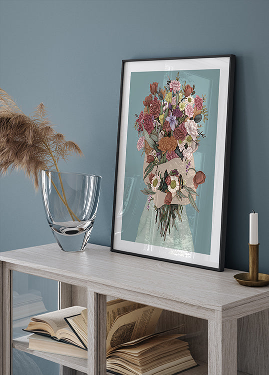 Een grote poster van Garden Teal verzamelen